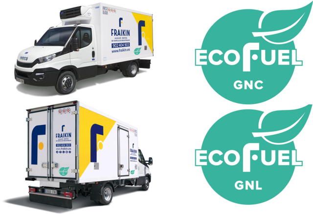 Distintivo ECOFUEL GNV de Fraikin