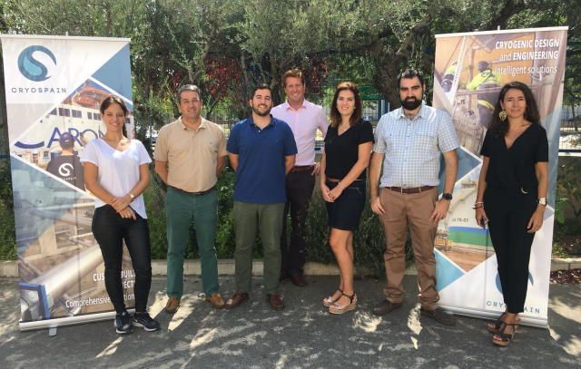 GASNAM visita las instalaciones de Cryospain
