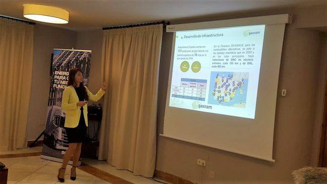 Carla Garcia jornada sostenibilidad en el transporte Scania