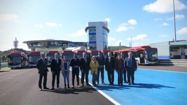 9 autobuses fraikin jerez
