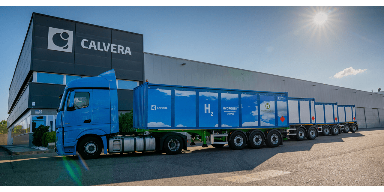 El Grupo Industrial Calvera comercializa con éxito en Europa un nuevo modelo de camión para el transporte de hidrógeno