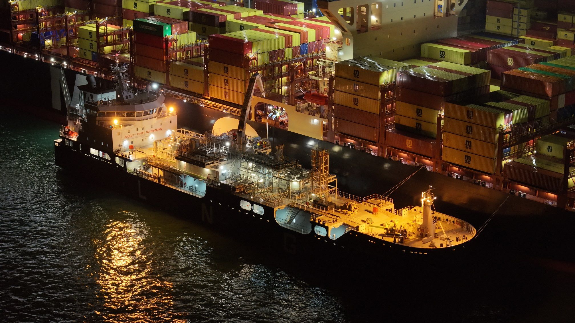 Axpo inicia el suministro de GNL en España dando servicio a MSC Cargo